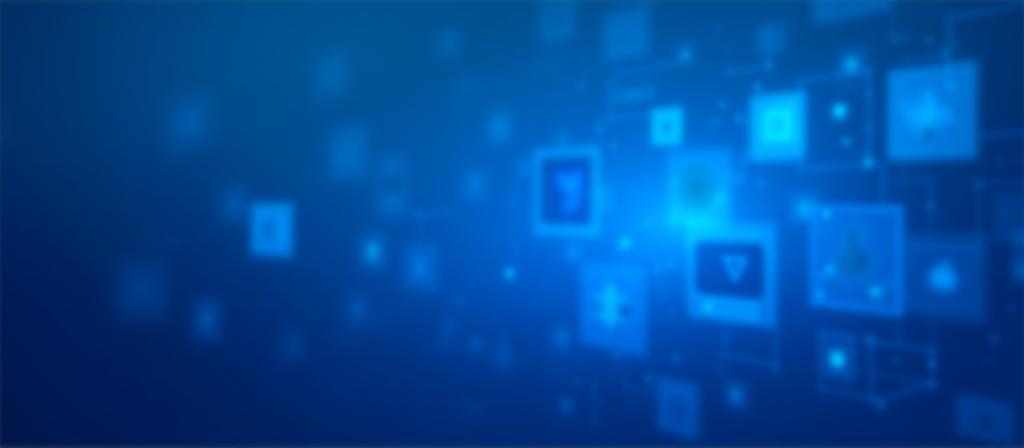 Abstract blue technology background